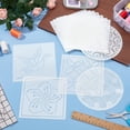 thumbnail image 2 of 12Pcs 5.5 * 5.5inch Plastic Sashiko Stencils Drawing Stencils Embroidery Patterns 12 Different Japanese Style Patterns Embroidery Templates for Hand Quilting, 2 of 7