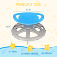 thumbnail image 2 of Pirecart Large Size Spinning Chair for Autistic Kids, Sit and Spin Autism Toys for Age 3+, Children's Rotating Chair for Kids with Autism, Training Body Coordination, Blue, 2 of 9