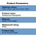 thumbnail image 4 of Tignapoo 30L Waterproof PVC Outdoor Backpack for Swimming, Hiking, and Travel - Black, 4 of 6