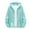 Light Blue, variant on Wyobmus Men's Metallic Jacket Holographic Ultra-Thin Lightweight Shiny Hooded Jackets Party Club Coat Dark Blue