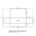 thumbnail image 5 of Barefoot Bungalow Housse de Canapé, Blanc, GL-1709GFPS, 5 of 5