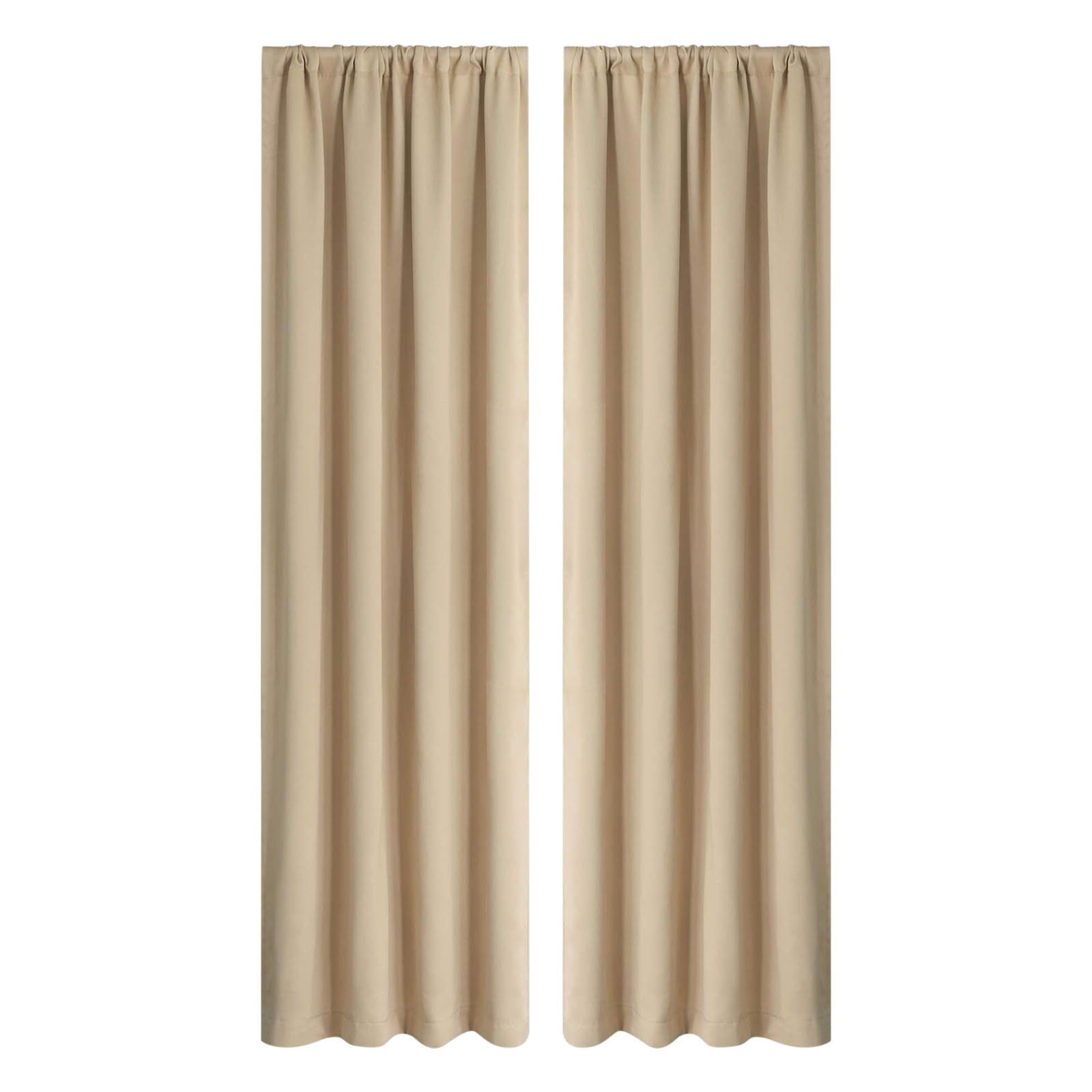 JVBTVB Blackout Curtains for Bedroom & Kitchen, Thermal Insulating, Energy Saving, Noise Reducing, Easy Install, 42x72 Inches