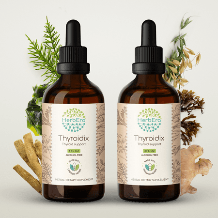 Thyroidix Alcohol-FREE Extract Tincture. Thyroid Support 2x4 oz