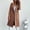 Khaki, variant on Camel Coat for Women Women's and Winter Solid Color Medium Long Cardigan Button Coat Tops Brown S