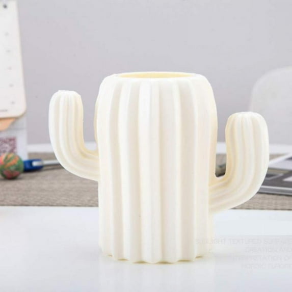 Pencil Holder for Desk Cactus Pen Holder Desk Containers Home Office Desktop Supplies