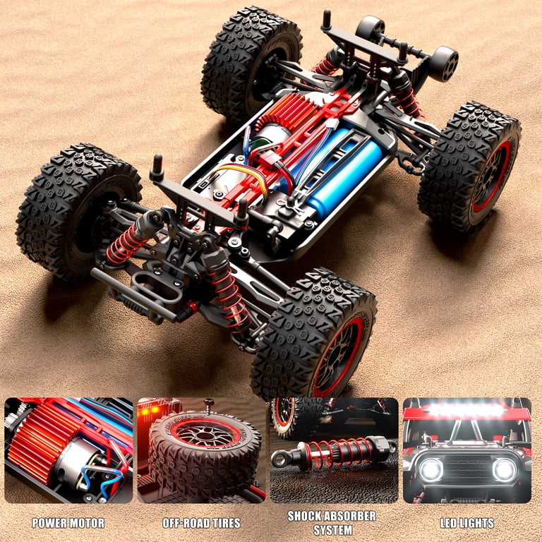 FAGINEY RC Cars 1:14 Scale, 4WD Off-Road Remote Control Truck