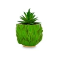 thumbnail image 2 of Beetlejuice Head 3-Inch Ceramic Mini Planter with Artificial Succulent, 2 of 2