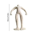 thumbnail image 3 of Halloween Christmas Poseable Mannequin Dummy Decoration 6.1 FT Stuffed Fabric Figure with Flexible Joints for Indoor Outdoor Holiady Decor, 3 of 6