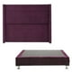 thumbnail image 1 of Box Base Cama Matrimonial + Cabecera Lugo Morado Dicasa  Lugo Velvet, 1 of 8