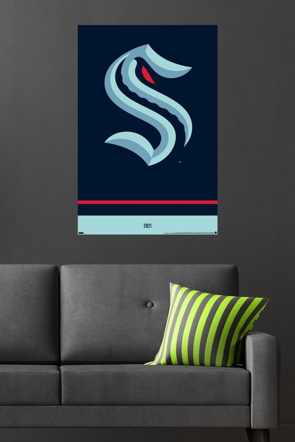 Logo 21 du Kraken de Seattle de la LNH