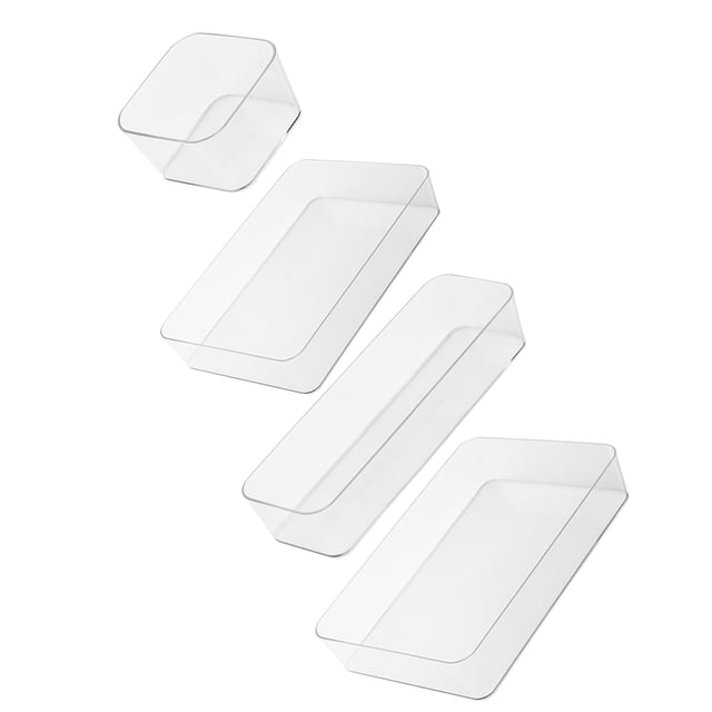 MERRYHAPY 1Jgo Organizador De Cajones Claro En Material Pet Para Artículos En Hogar