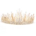 thumbnail image 5 of Pearl Crystal Tiara Rhinestone Hair Accessories Crown Wedding Bridal Headband, 5 of 5