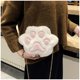 thumbnail image 4 of Bolso De Hombro De Felpa Con Pata De Gato Para Mujer, Minibolso Cruzado Con Cadena Para Chicas Adolescentes Guardurnaity AP006852-01, 4 of 5