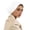 White, variant on Solid Color Turban Headwrap, Stretchy Seamless Tube Beanie for Women, Quick Hairstyle Cover for Sleep, Yoga, or Travel Khaki 1PC