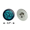 thumbnail image 6 of Dolphin Circle Sardines Ocean Fish Metal 1.1" Tie Tack Hat Lapel Pin Pinback, 6 of 7