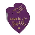 thumbnail image 1 of Inkdotpot Étiquette en Papier Doré "Love Is Sweet" pour Mariage 100 Pcs, 1 of 1