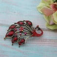 thumbnail image 1 of Broche de cristal BLESIY para bufanda rojo, 1 of 3