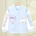 thumbnail image 4 of Sanrios-Chaqueta de béisbol informal para niños, conjunto de uniforme de estilo Kawaii, falda JK, Kuromi My Melody, Cinnamoroll, 4 of 5