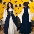 thumbnail image 5 of Women Cosplay Medieval Dress Vintage Performance Pirate Costume Irish Dress For Vacations Holiday Wear, 5 of 5
