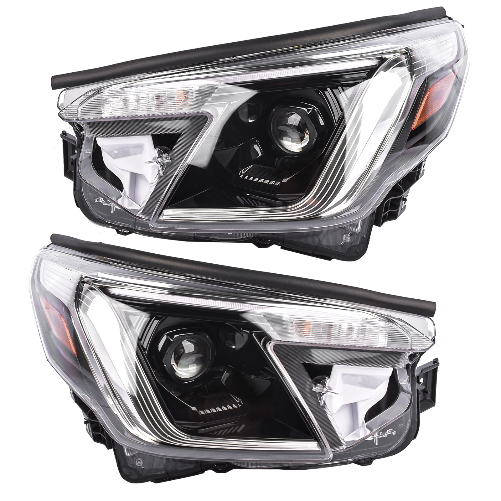 GELUOXI Left & Right Side LED Headlight Assembly 84001SJ360 84001SJ370 for Subaru Forester 2022-2024