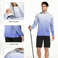 thumbnail image 5 of Maean Sun Protection Shirts for Mens Hoodie Long Sleeve Lightweight Quick Dry Hiking Running Athletic Shirt, 5 of 7