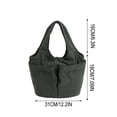 thumbnail image 3 of Women's Nylon Mommy Shoulder Bag Multi Pocket Handheld Armpit Bag Large Capacity Tote Bag Durable Design, Baby Storage Quick Access Bag for Strolling Baby Care Commute Shopping Moms, 3 of 6