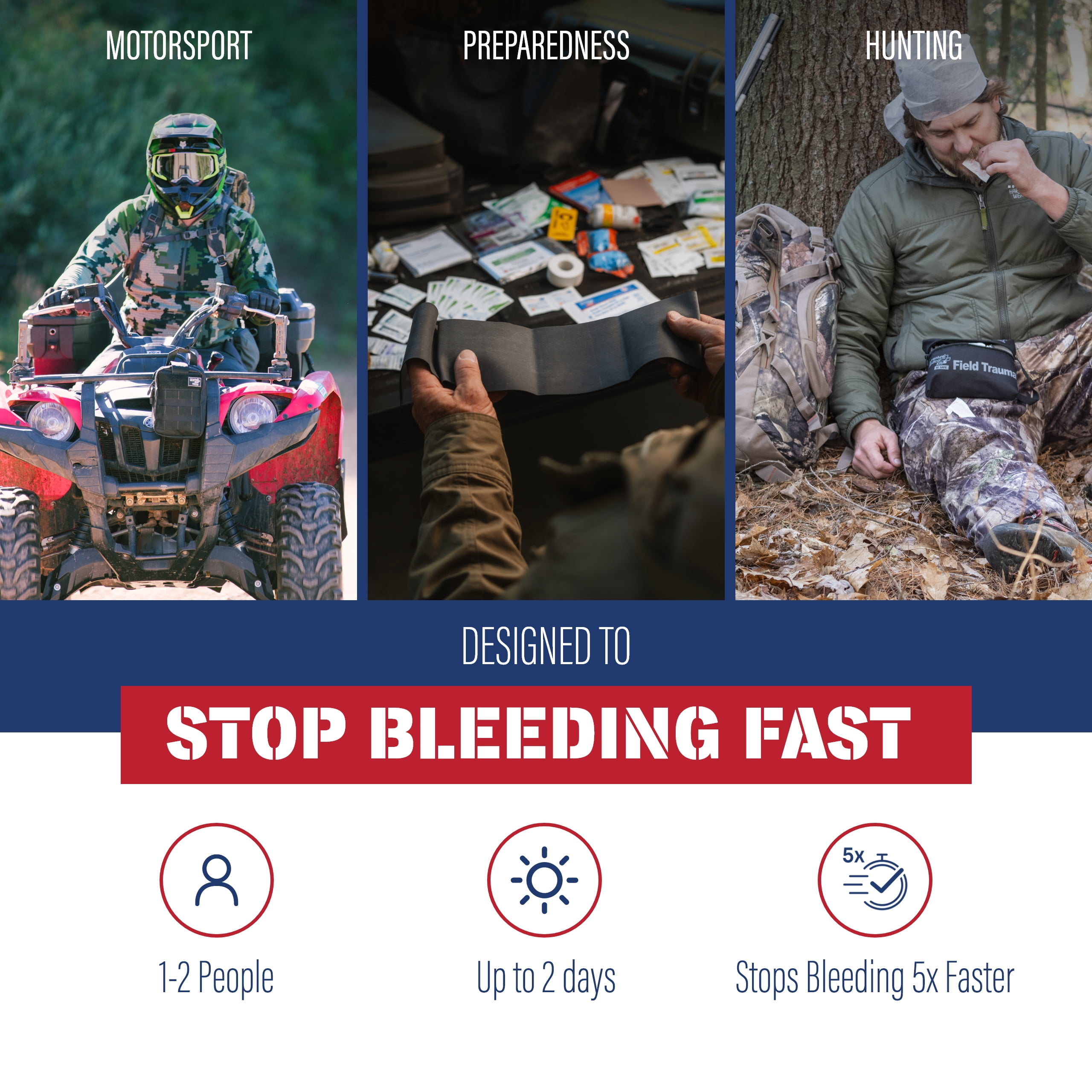 Adventure Medical Field Trauma Kit with QuikClot