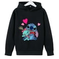 thumbnail image 4 of Sudadera con capucha de Stitch de dibujos animados para niños, linda sudadera de Stitch, ropa de manga larga para niños, camisetas para niñas de 4 a 14 años, sudaderas con capucha de Stitch para niños, 4 of 5