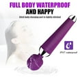 thumbnail image 5 of TLUDA Rechargeable Personal Massager Vibrating Wand Massager for Women, Purple, 5 of 9