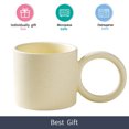 thumbnail image 3 of Taza de café de 300 ml, taza de café con asa grande, adecuada para fiestas familiares en cafeterías., 3 of 5