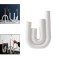 thumbnail image 3 of 3Pieces White Candlesticks Modern Wedding Party Table Centerpiece Decoration Baoblaze none, 3 of 8
