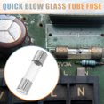 thumbnail image 2 of Unique Bargains 25pcs Car 2A Quick Blow Glass Tube Fuses Breaking Voltage 250V 5x20mm 0.2x0.79 Inch Fuse Glass Tubes, 2 of 6