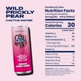 thumbnail image 2 of Caliwater Organic Cactus Water Wild Prickly Pear, Coconut Water Alternative, Natural Plant Based Hydration, Skin Care, Electrolyte Drinks , Flavored Waters, 12-Pack 12oz/can 6g Sugar, 30 Calories, 2 of 9