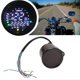thumbnail image 4 of Universal Motorcycle Meter Speedometer Digital Odometer Round Speed Meter for , Black, 4 of 5