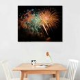 thumbnail image 2 of JEUXUS Abstract Fireworks 31 by Kurt Shaffer, Canvas Wall Art, 2 of 4