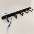 thumbnail image 5 of 1U 19 Inch Rack Cabinets Cable Management Network Organizer Network Brush Panel Five Ring Detachabl, 5 of 5