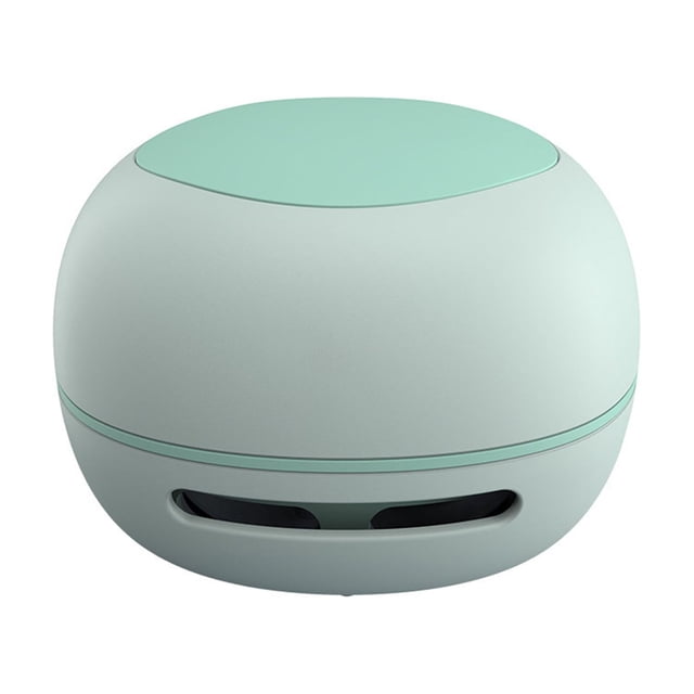 Advancent Mini aspiradora de escritorio ABS con filtro de polvo independiente, carga USB, agarre y succión. No se levanta. Electrodomésticos verde