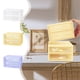 thumbnail image 1 of Organizador de Escritorio Transparente de Gran Capacidad con Asas - Caja de Plástico para Escritorio, Dormitorio y Hogar - Blanco, Morado y Amarillo - Organizador de Papelería y Artículos Pequeños, 1 of 6