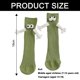 thumbnail image 2 of 2 pares de calcetines tomados de la mano, divertidos ojos grandes 3D mano en mano muñeca calcetines de succión magnéticos para niños niñas, amigos hermanas regalo, 2 of 5