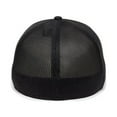 thumbnail image 2 of OC Sports OC12M Phenom Performance Twill Front Panel Cap -Black Black, 2 of 8