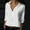 White, variant on ZJXFGS Fashion Clothing Formal Tops Oversized Casual Loose Solid Wide Lapel Tops For Women Early Fall Fashion Striped Button Down Shirt Women Western Outfit For Women Pink S