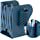 thumbnail image 4 of Sujetalibros de metal TUNC ajustable organizador estante decorativo con portalápices azul, 4 of 5