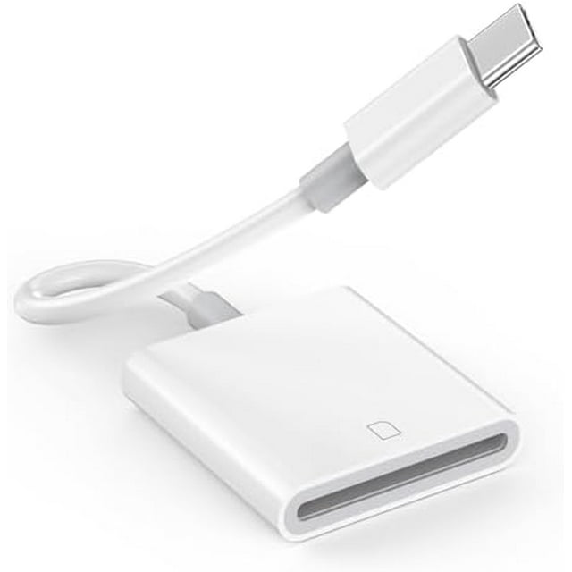 USB C SD Card Reader for iPhone 16, USB Type C to SD Card Adapter Trail Game Camera Viewer Memory Card Reader Compatible for iPhone 16/16 Plus/16 Pro/16 Pro Max/15/15 Plus/15 Pro/15 Pro Max, iPad Pro