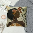 thumbnail image 2 of Nawypu Boho Pillow Covers Set, African American Gifts for Black Women, Flannel African Gifts for Women, Boho Pillow Covers, African Decorations for Home, Boho Decor, 2 of 5