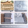 thumbnail image 4 of Cesta de picnic Neti Neti de mimbre para 4 personas con hielera y manta, 4 of 7