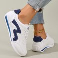thumbnail image 5 of Willtoo Women's Platform Retro Style Sneakers - Lace-up Classic Fashion Stylish Tennis Running Walking Shoes, 5 of 6