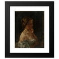 thumbnail image 2 of Stanisław Chlebowski 15x18 Black Modern Framed Museum Art Print Titled - Study of a Young Woman, 2 of 5