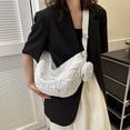 thumbnail image 4 of Bandolera Gran Capacidad Estudiantes Japonés Coreano Dumpling Satchel Blanco Sywqhk Para Estrenar, 4 of 5