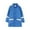 Blue, variant on Girls Toddler Waterproof Jacket, Easy Zip Front with Hood, Fun Rain Gear for Puddle Jumping, Outdoor Play & Wet Weather Protection,Pink,100
