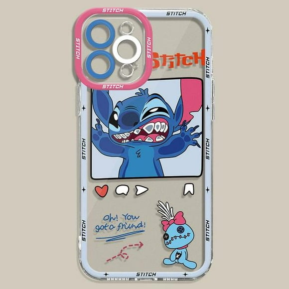 Disney Stitch Cute Phone Case for Apple iPhone 15 Pro Max 13 14 Plus 12 Mini 11 Pro XR 8 SE 7 6S XS MAX Shockproof Armor Cover